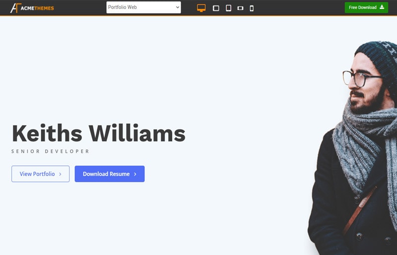 Ten Free WordPress Themes for a Modern Portfolio - Apollo13Themes